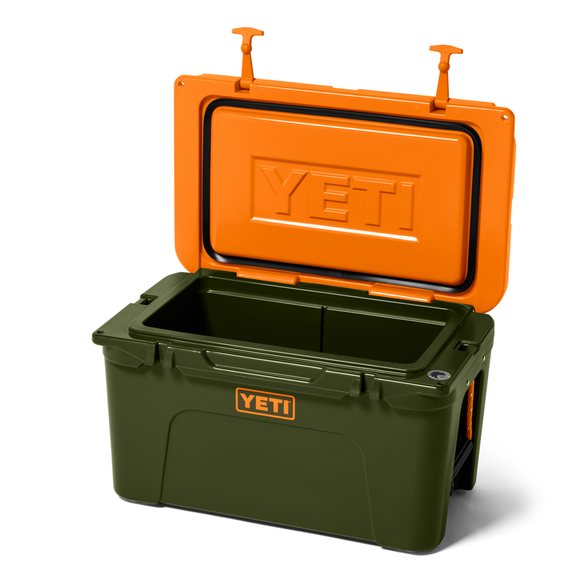 Yeti Tundra 45 Cool Box - Olive/King Crab Orange