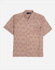 Lost Mens Rowdy Woven Short Sleeve Shirt - Mauve