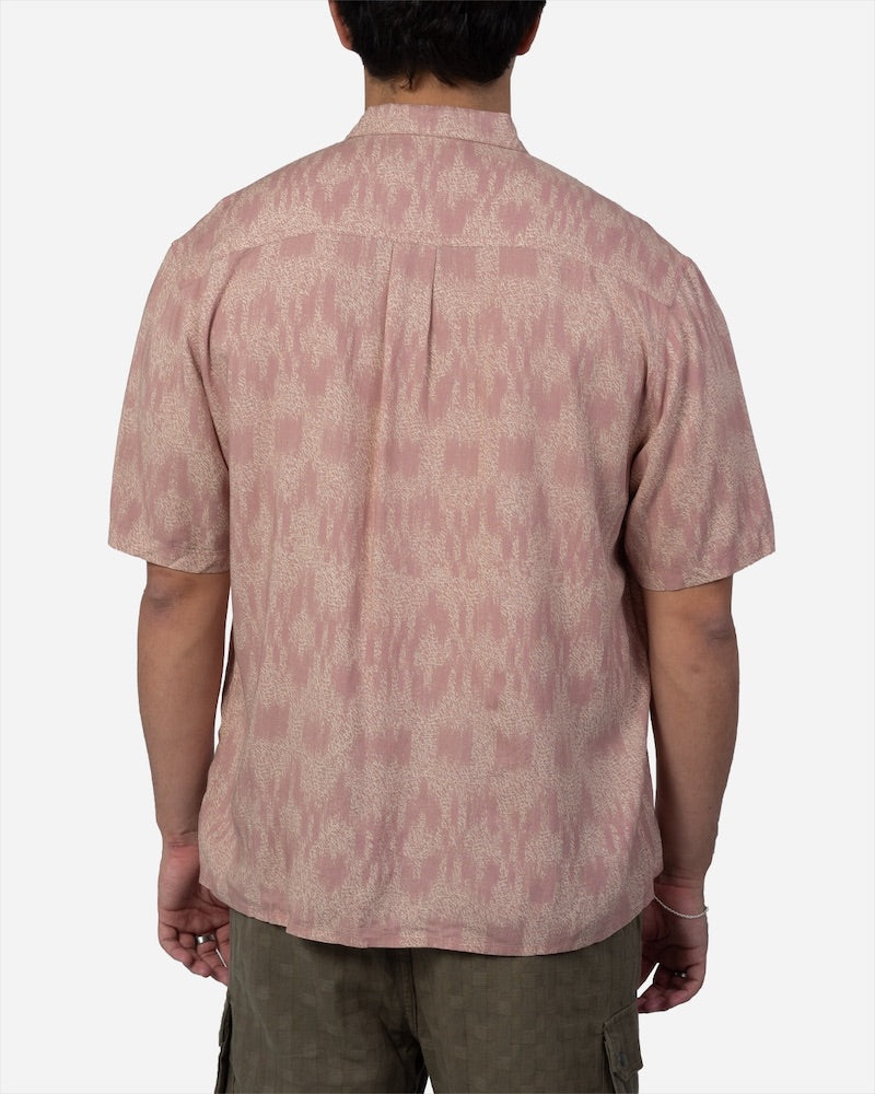 Lost Mens Rowdy Woven Short Sleeve Shirt - Mauve