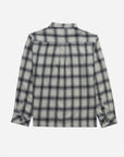 Lost Mens Rowdy Woven Plaid Long Sleeve Shirt - Oatmeal