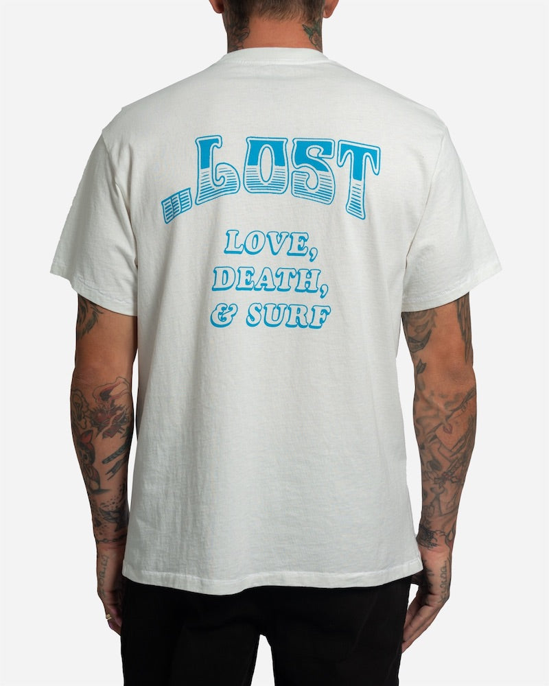 Lost Mens LDS Boxy T-Shirt - Vintage White