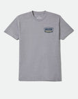 Brixton Regal Standard T-Shirt - Heather Grey/Navy