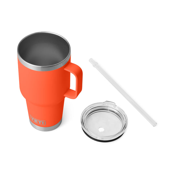 Yeti Rambler 35oz (994 ml) Straw Mug - Papaya - ManGo Surfing