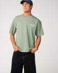 Rip Curl Mens Heritage Icon T-Shirt - Sage