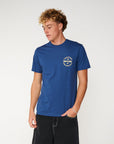 Rip Curl Mens Staple Standard T-Shirt - Light Navy