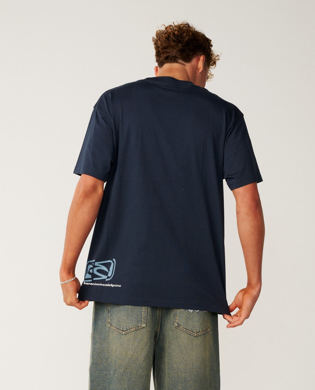 Rip Curl Mens Archive Mashup Loose T-Shirt - Dark Navy