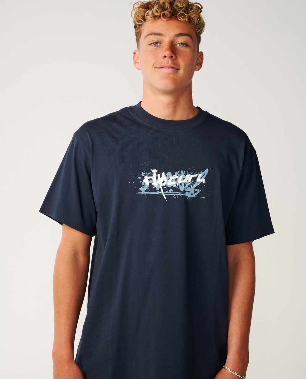 Rip Curl Mens Archive Mashup Loose T-Shirt - Dark Navy