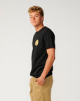 Rip Curl Mens Streamline Like Passage T-Shirt - Black