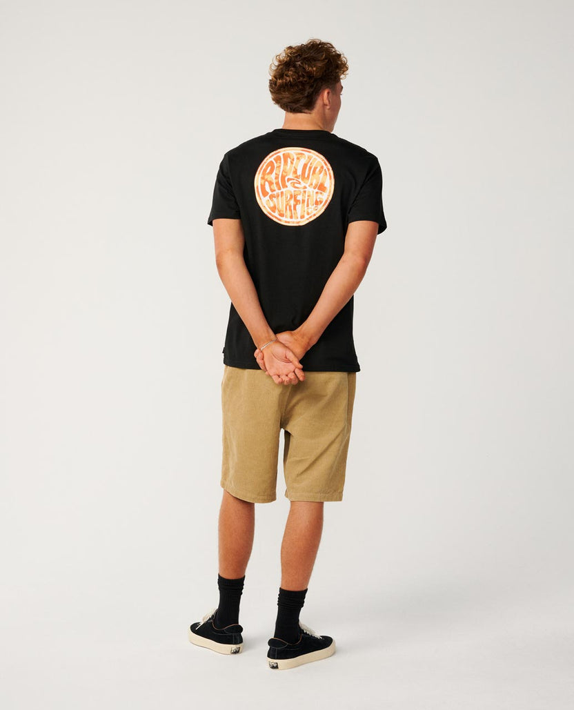 Rip Curl Mens Streamline Like Passage T-Shirt - Black