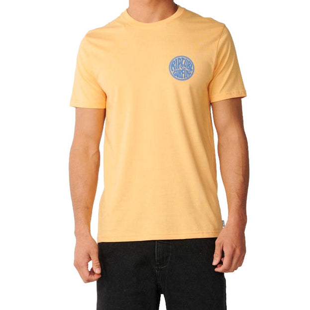 Rip Curl Mens Streamline Like Passage T-Shirt - Buff Orange