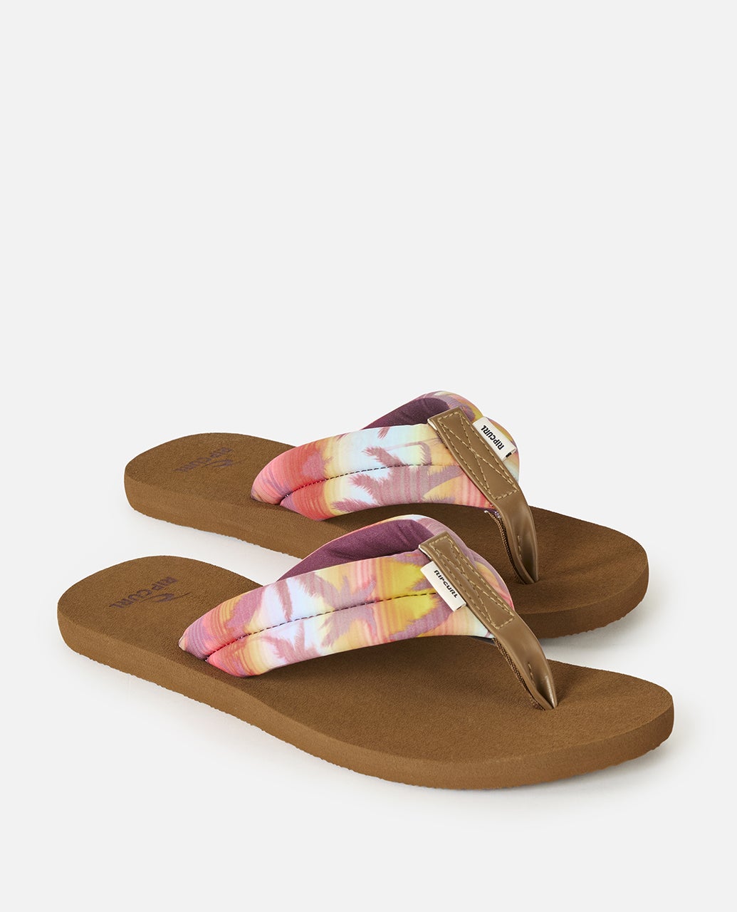 Rip Curl Womens Freedom Plush Bloom Open Toe Sandals - Dark Plum