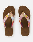 Rip Curl Womens Freedom Plush Bloom Open Toe Sandals - Dark Plum
