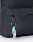 Rip Curl Dome 17L Classic Patch Backpack - Washed Black