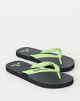 Rip Curl Mens Brand Logo Bloom Open Toe Sandals - Black/Green