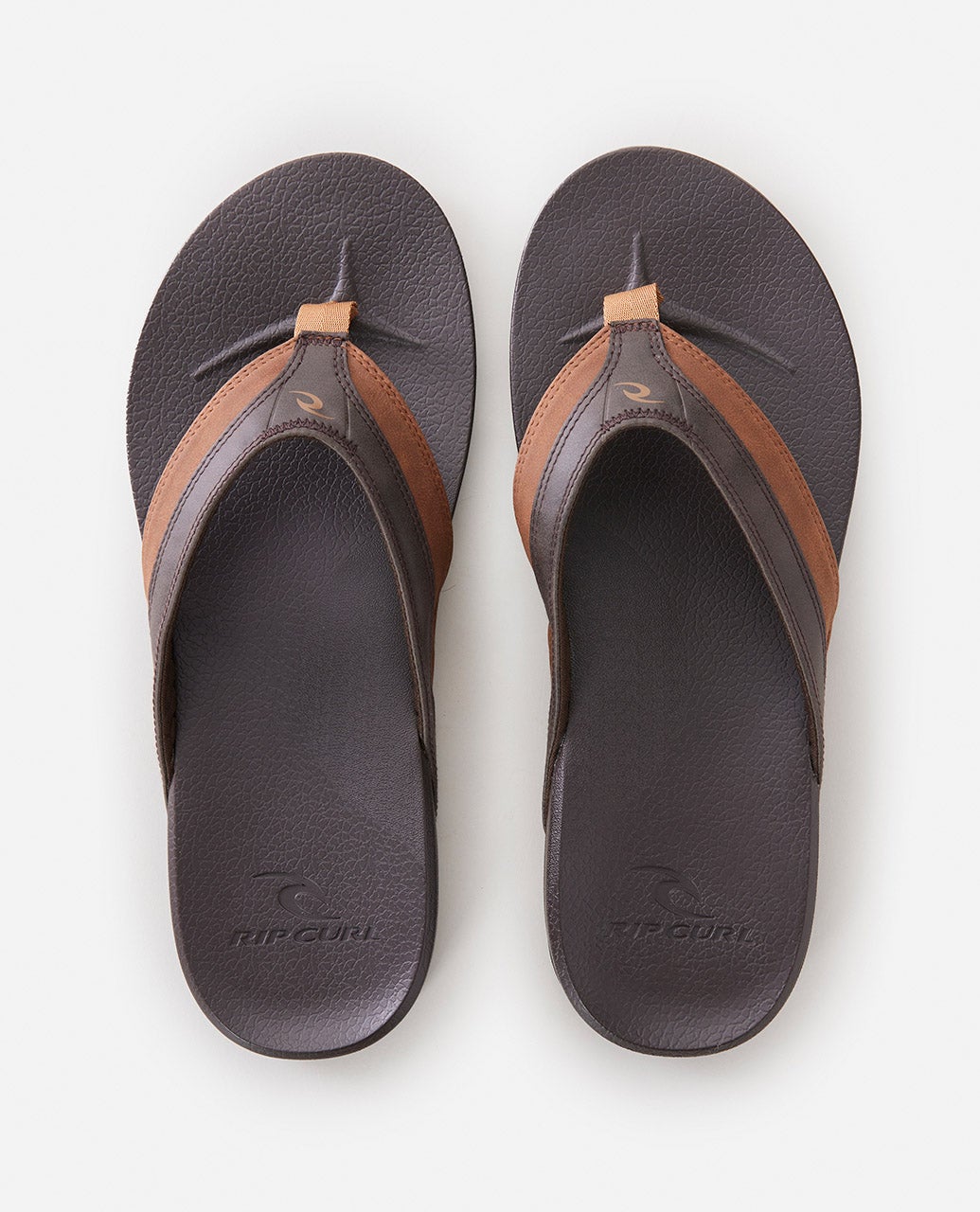 Rip Curl Mens Soft Top Open Toe Sandals - Brown/Tan