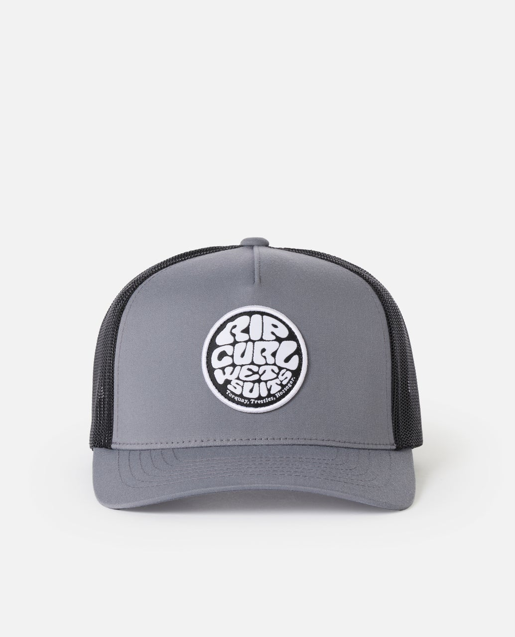 Rip Curl Mens Wetsuit Icon Trucker Cap - Black/Grey