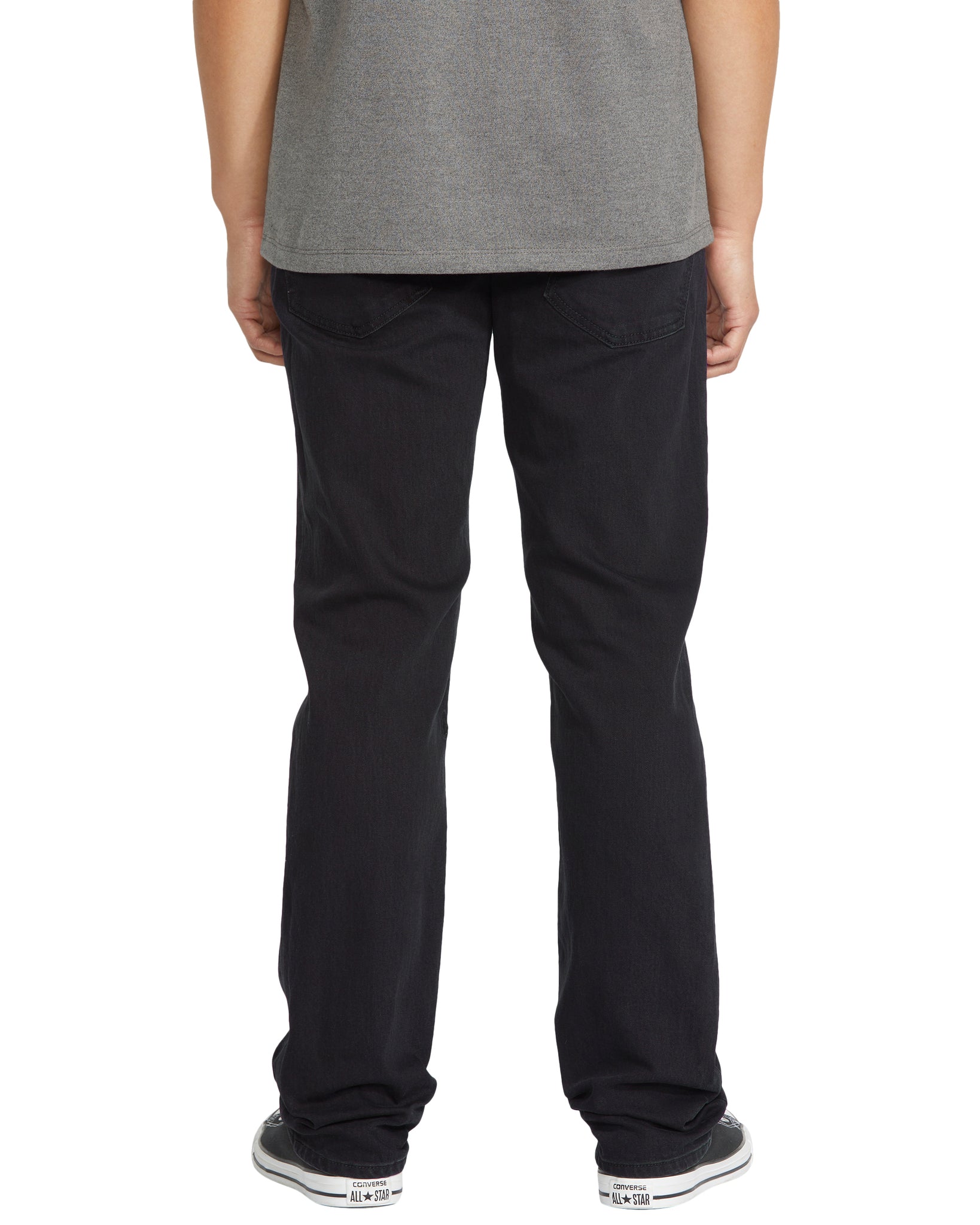 Volcom Mens Solver Jeans - Black Out
