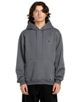 Volcom Mens Single Stone Hoodie - Asphalt Black