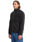 Volcom Mens Storm Stone Sherpa Zip Sweatshirt - Asphalt Black