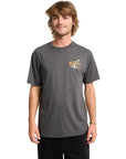 Volcom Mens Back Country T-Shirt - Heather Black