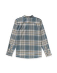 Volcom Mens Netastone Flannel Long Sleeve Shirt - Dark Slate
