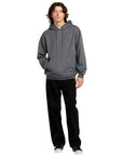 Volcom Mens Single Stone Hoodie - Asphalt Black