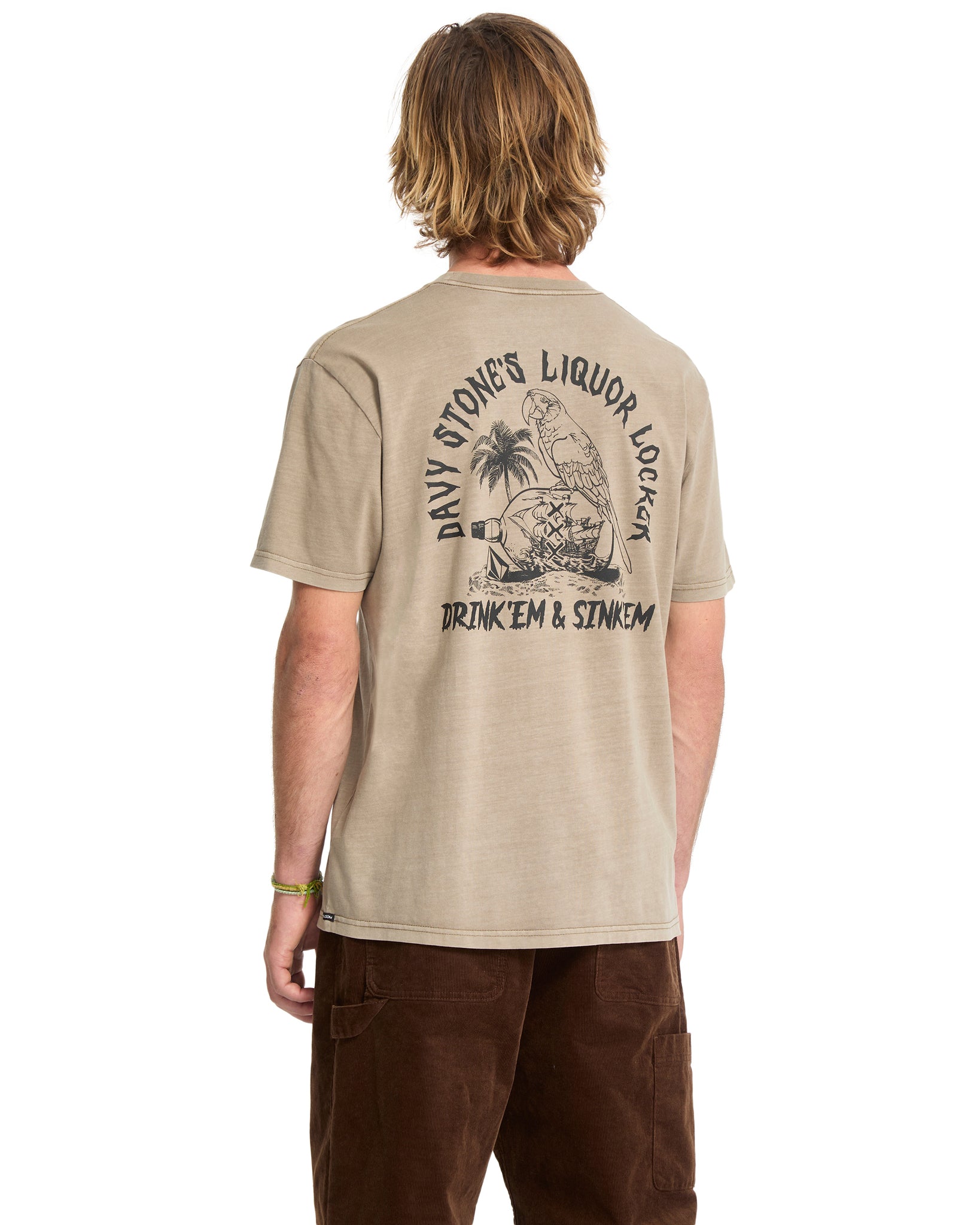 Volcom Mens Liquor Locker T-Shirt - Brindle