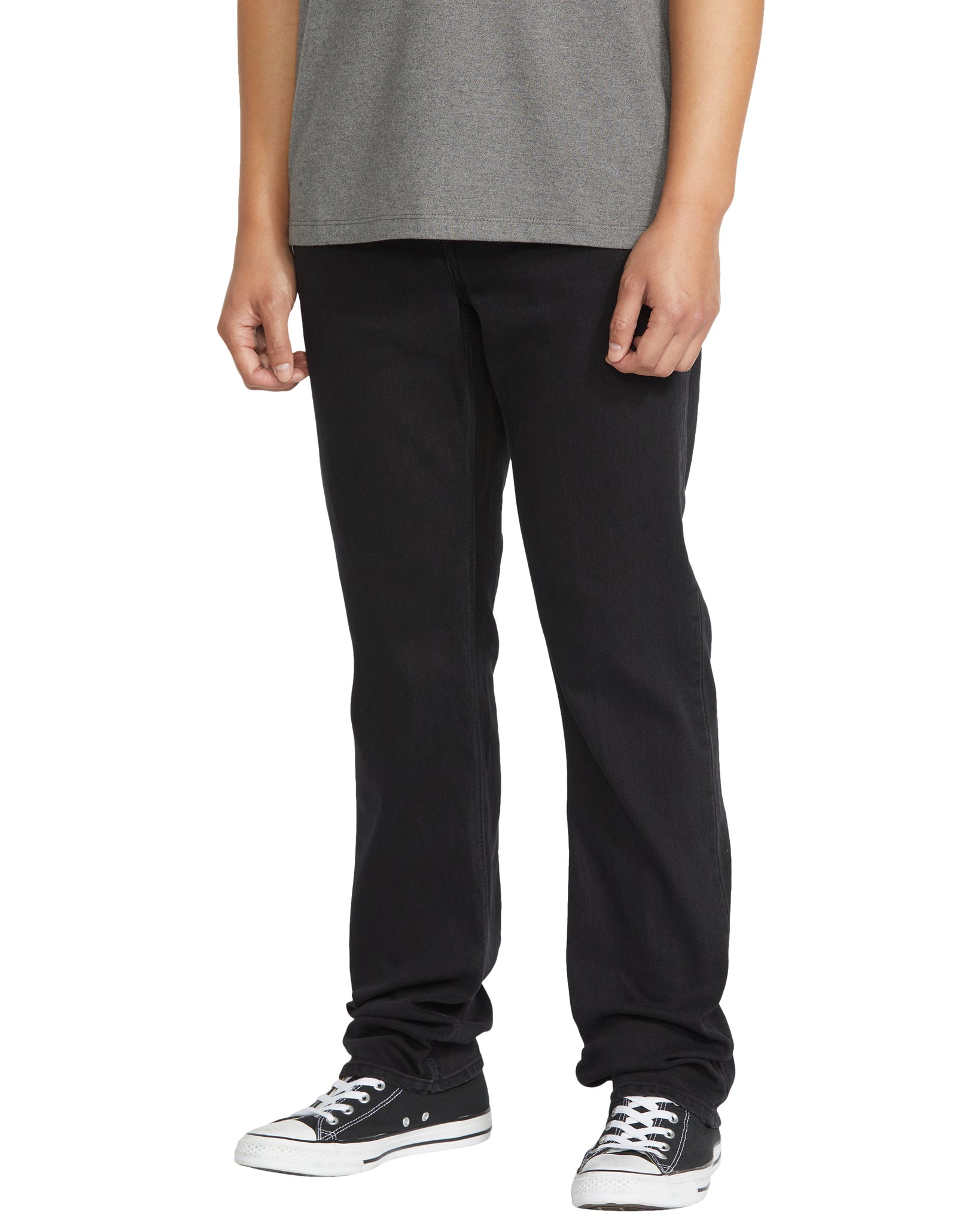 Volcom Mens Solver Jeans - Black Out