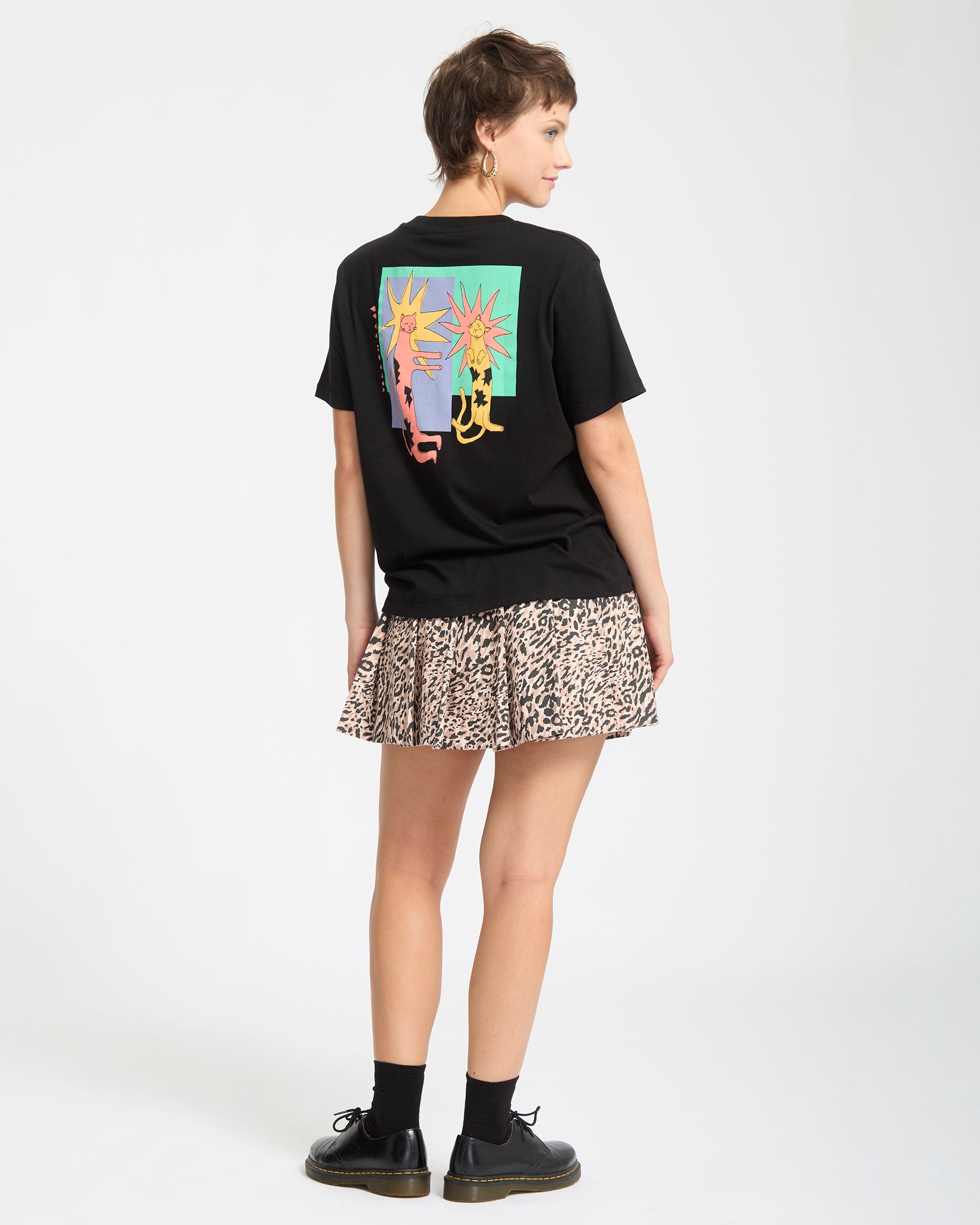 Volcom Womens Radical Daze Up T-Shirt - Black