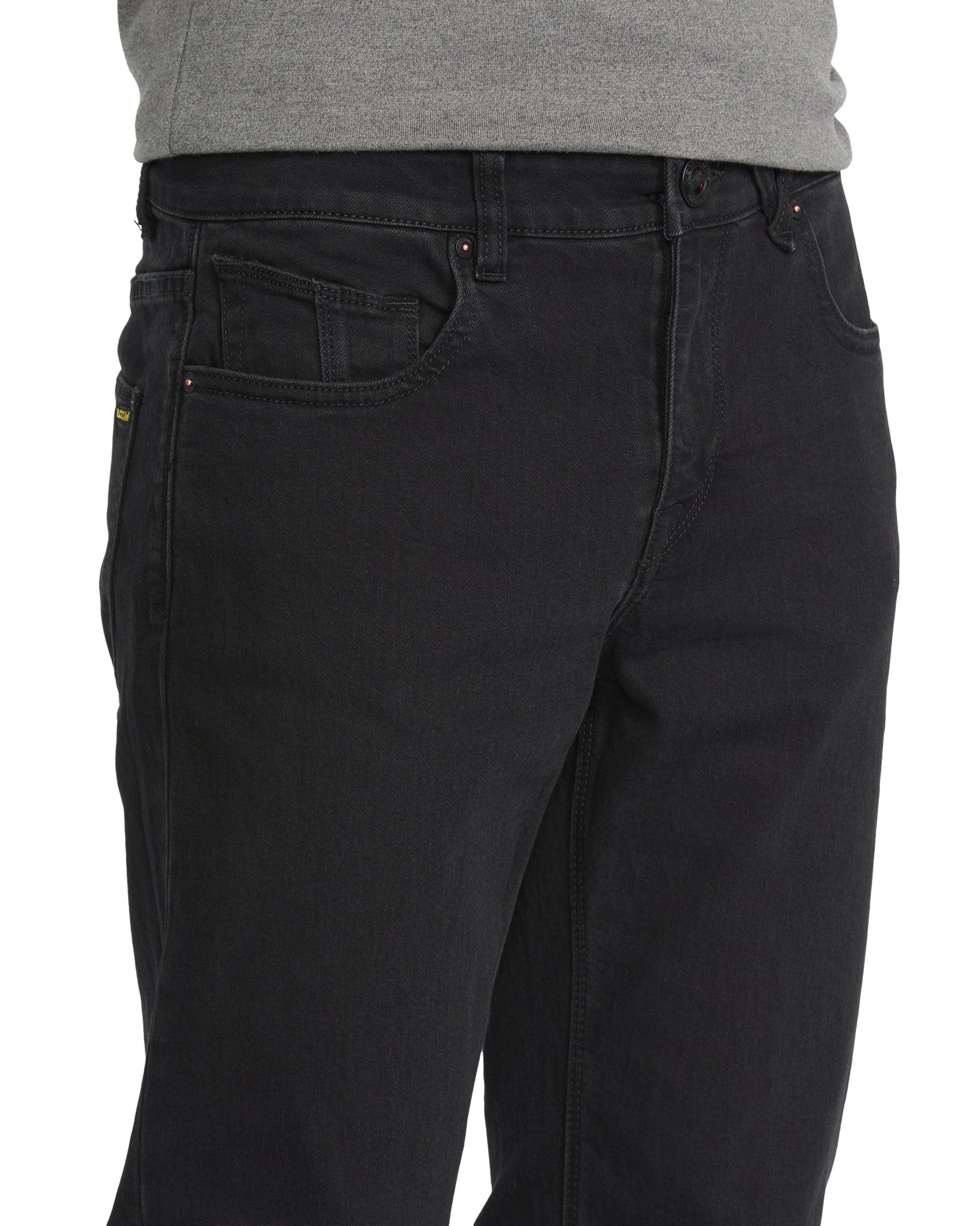 Volcom Mens Solver Jeans - Black Out