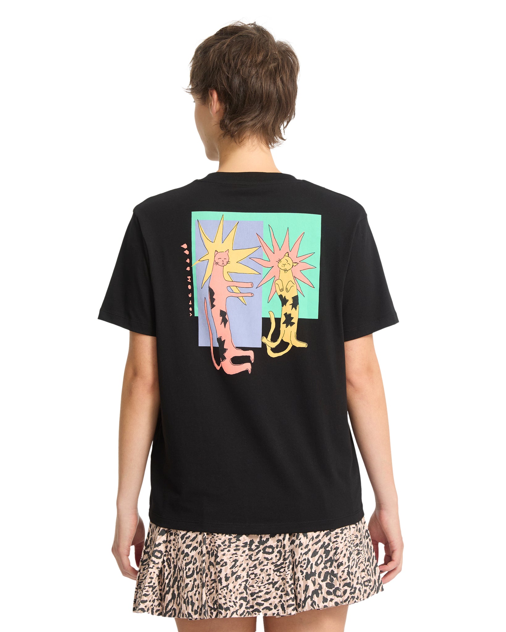 Volcom Womens Radical Daze Up T-Shirt - Black