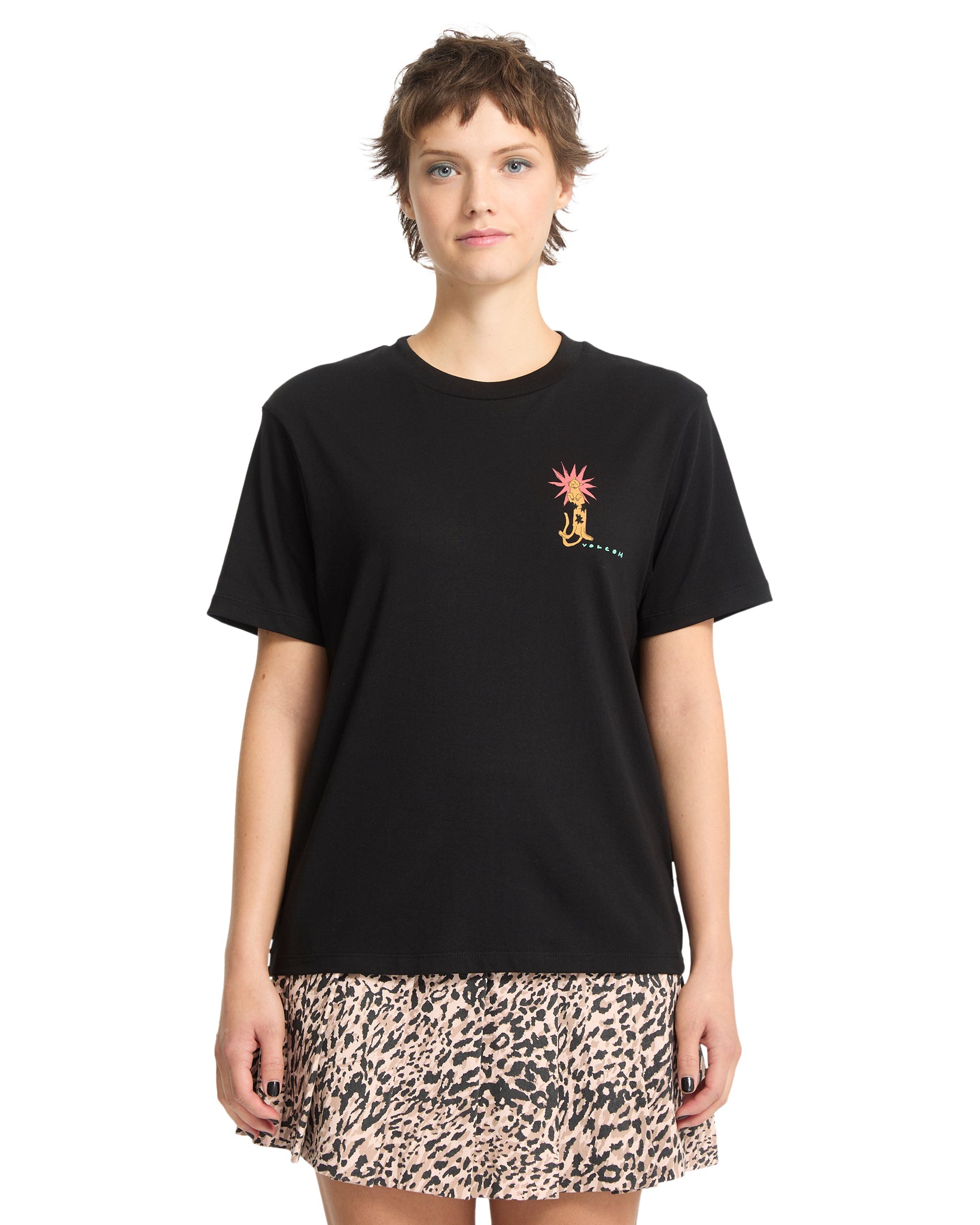 Volcom Womens Radical Daze Up T-Shirt - Black