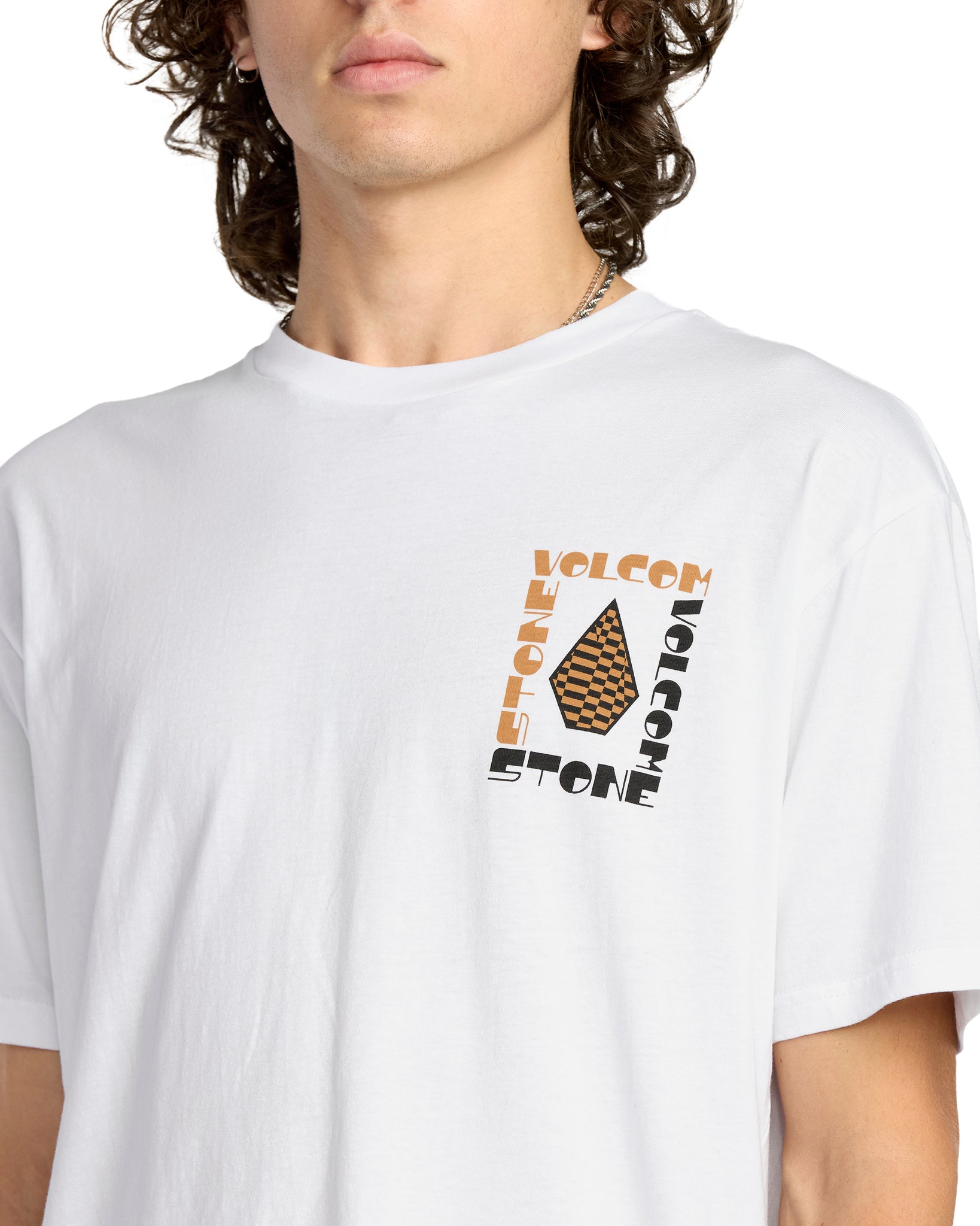 Volcom Mens Cornerstone T-Shirt - White