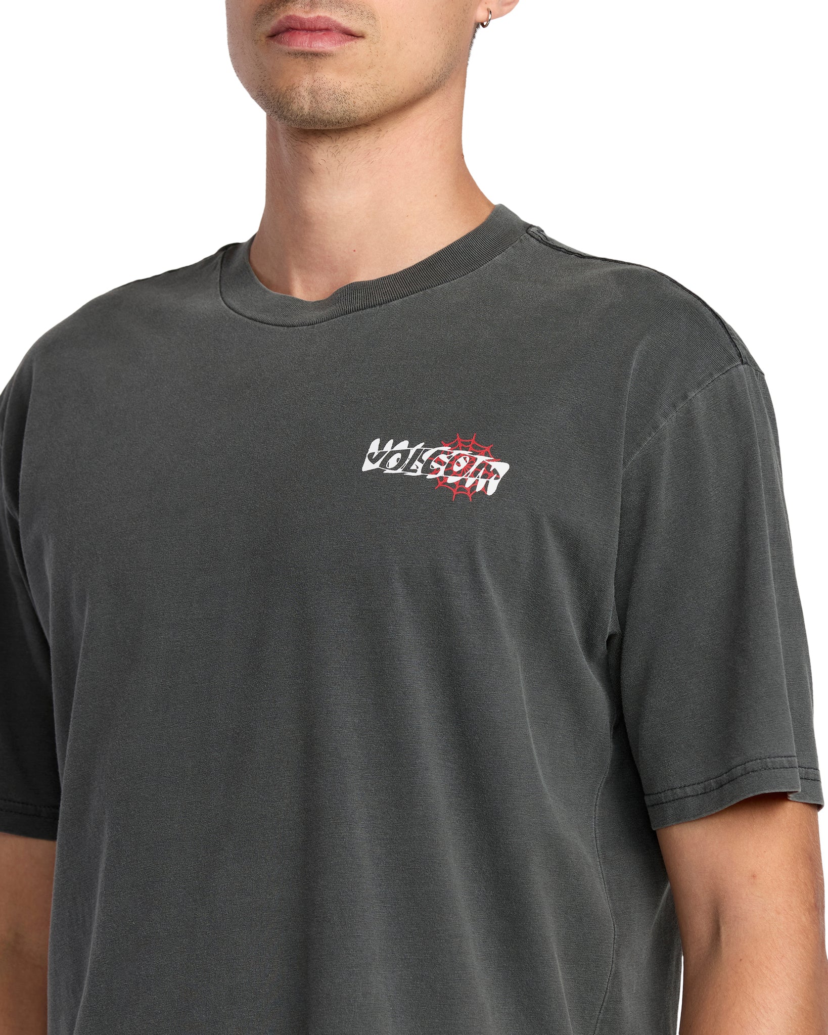 Volcom Mens Brain Mix T-Shirt - Stealth