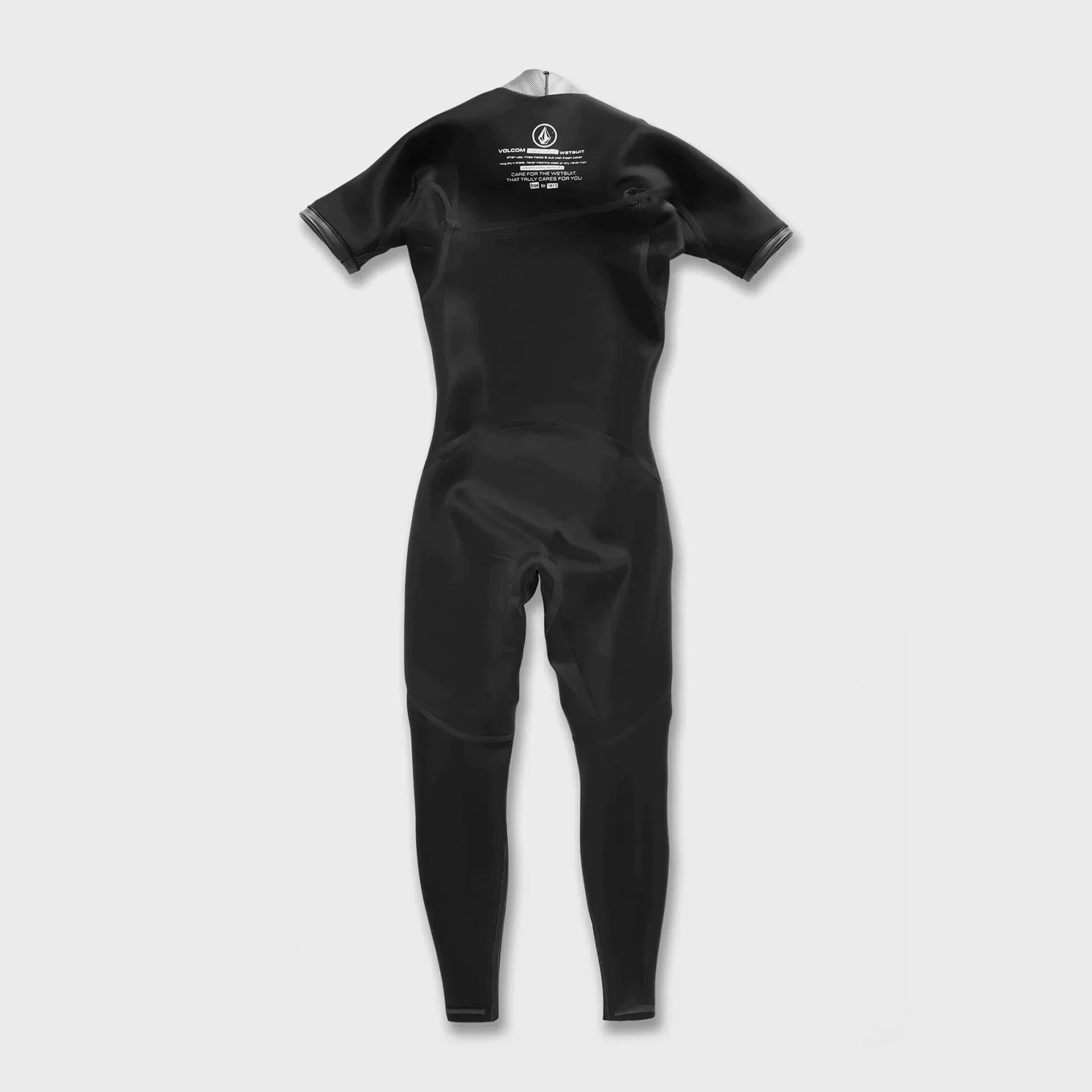 2/2mm Short Sleeve Chest Zip Full Wetsuit - Mens Wetsuit - Black - ManGo Surfing