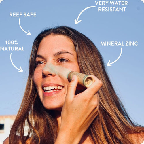 Suntribe Organic Mineral Zinc Sun Stick SPF 50 - White