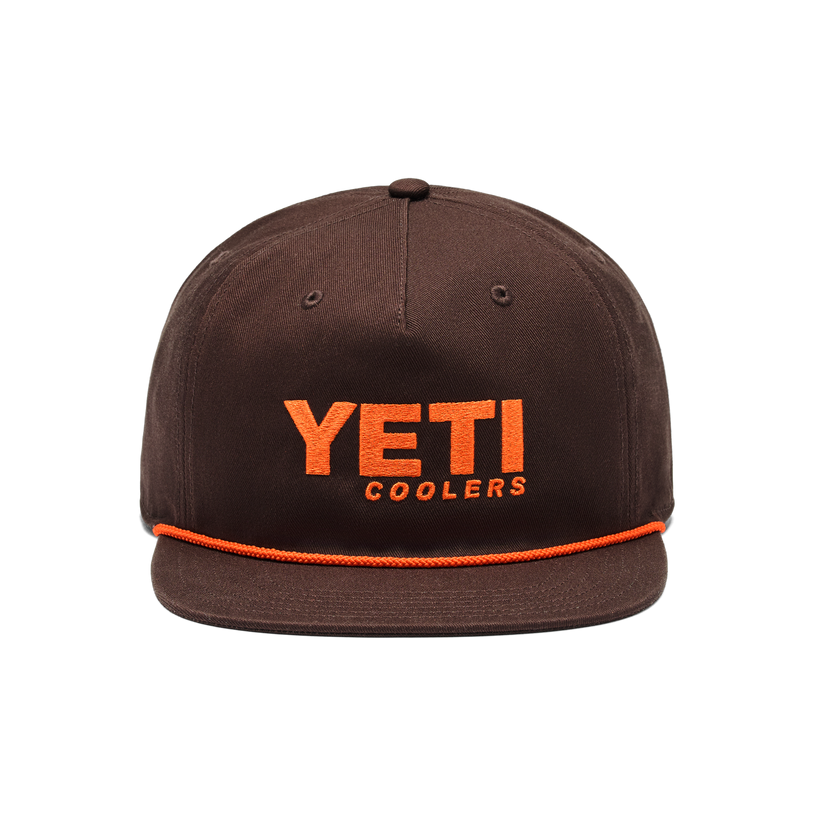 Yeti Coolers Flat Brim Rope Hat - Coffee