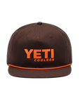 Yeti Coolers Flat Brim Rope Hat - Coffee