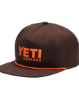 Yeti Coolers Flat Brim Rope Hat - Coffee