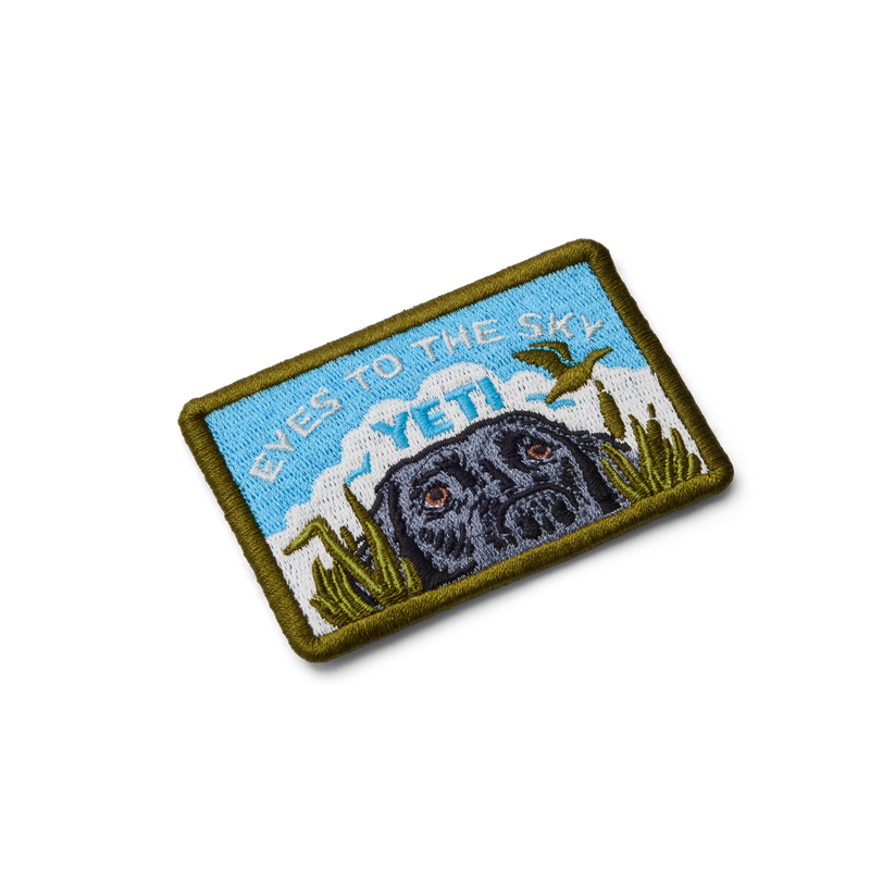 Yeti Eyes to the Sky Patch - Blue