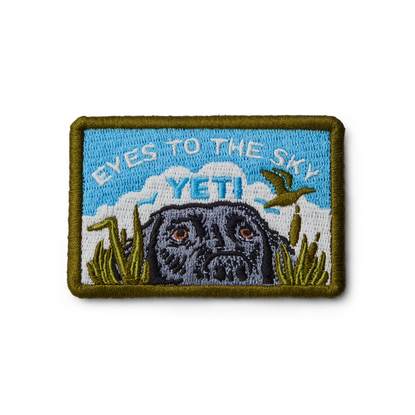 Yeti Eyes to the Sky Patch - Blue