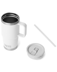 Yeti Rambler 20oz (591 ml) Travel Straw Mug - White