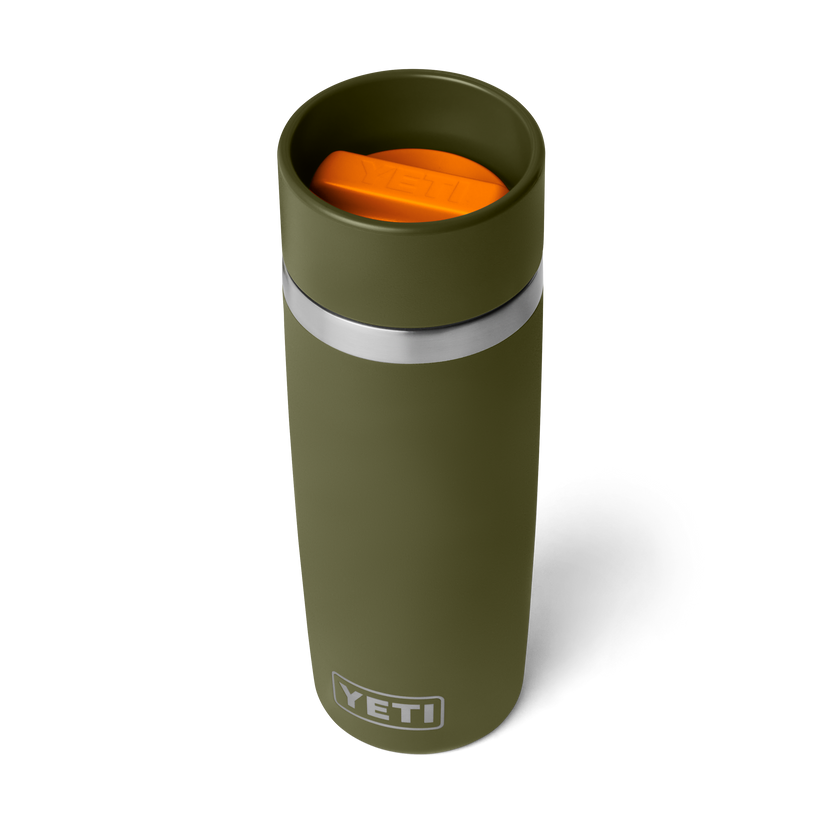 Yeti Rambler 16oz (473 ml) Travel Bottle - Olive/King Crab Orange