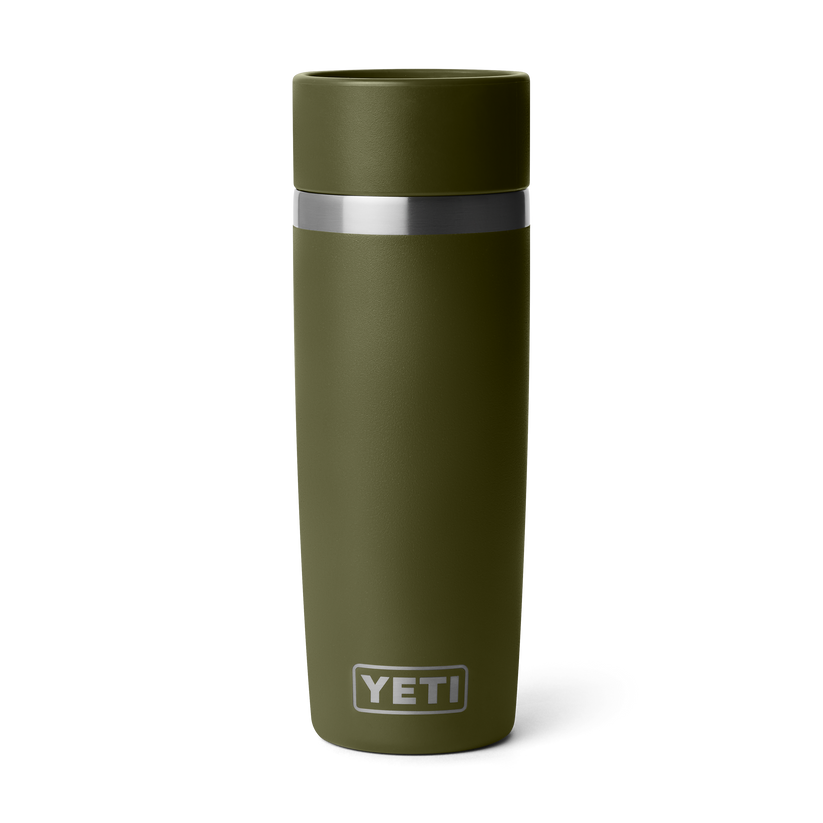 Yeti Rambler 16oz (473 ml) Travel Bottle - Olive/King Crab Orange