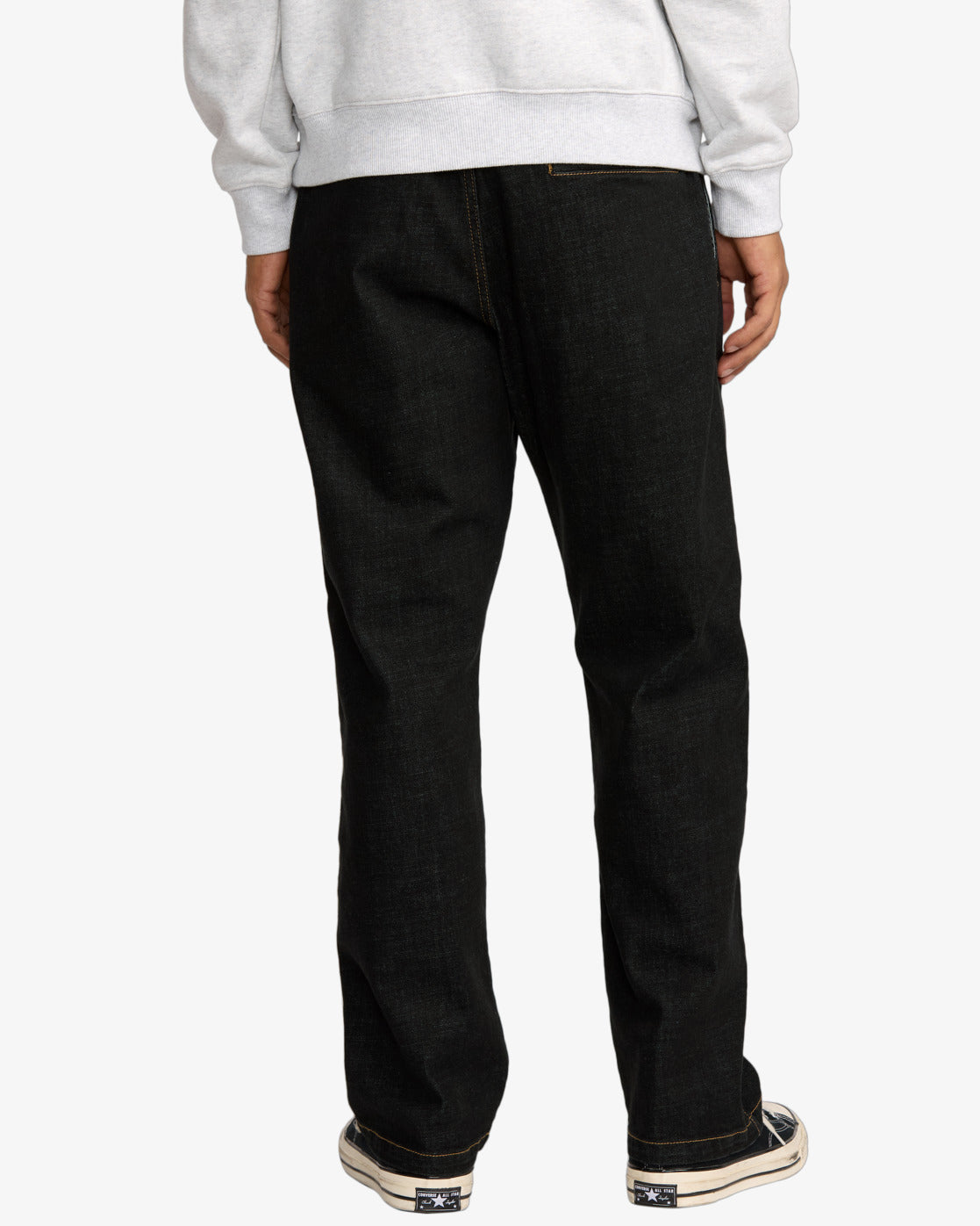 RVCA Mens Americana Dayshift Denim Chinos - Black Denim - ManGo Surfing