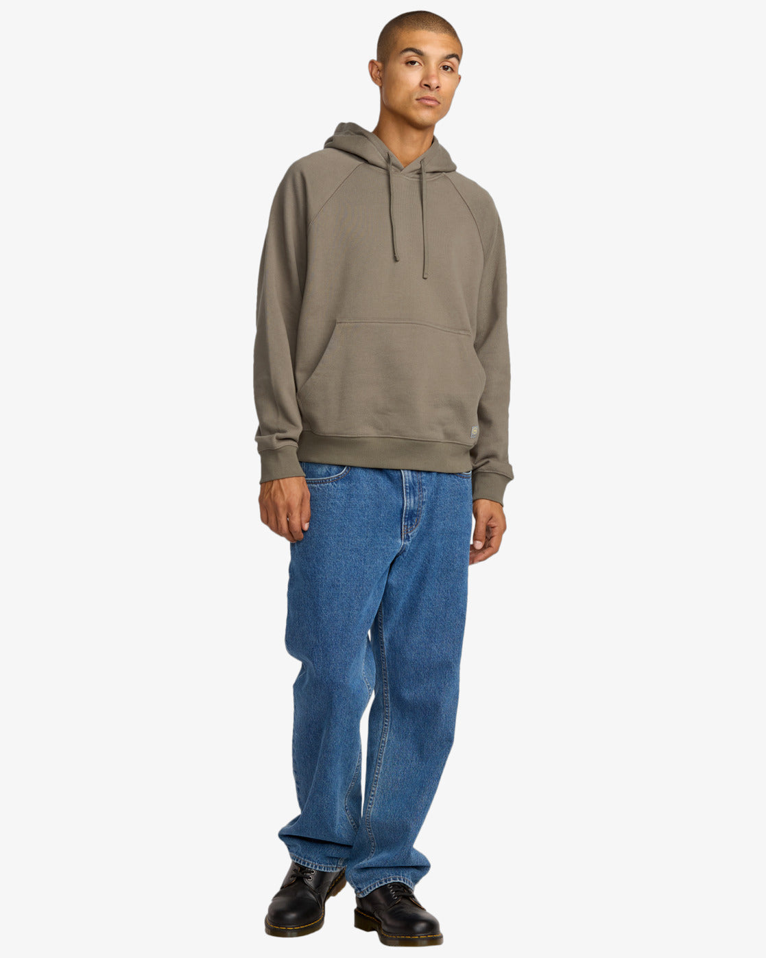 RVCA Mens Dayshift Hoodie - Mushroom
