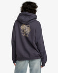 RVCA Womens Baggie BF Hoodie - Gravel - ManGo Surfing