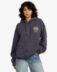 RVCA Womens Baggie BF Hoodie - Gravel - ManGo Surfing