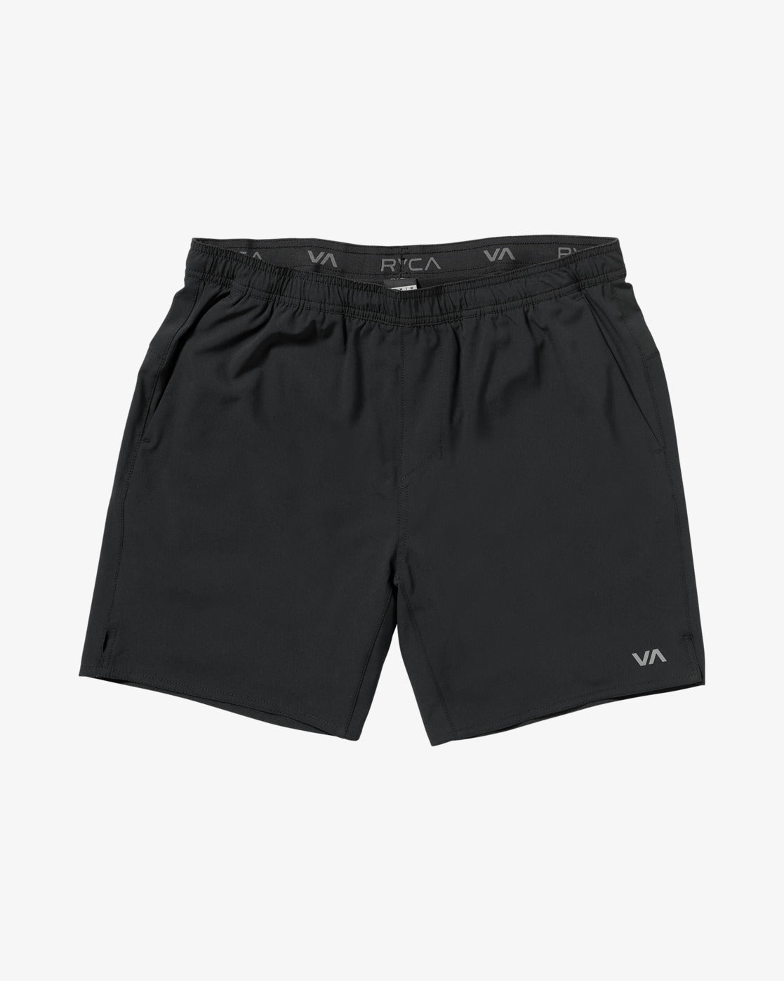 RVCA Mens Yogger 2in1 17&quot; Elastic Waist Walkshorts - Black