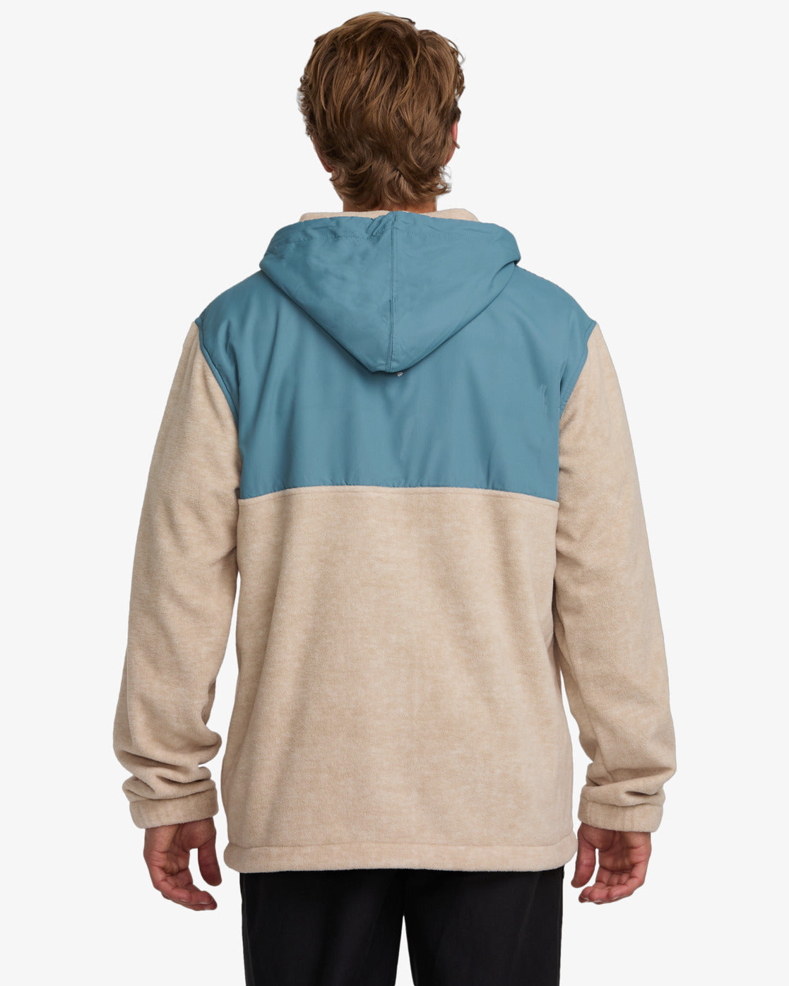 Billabong Mens Boundary Lite Zip Fleece Hoodie - Bleached Sand